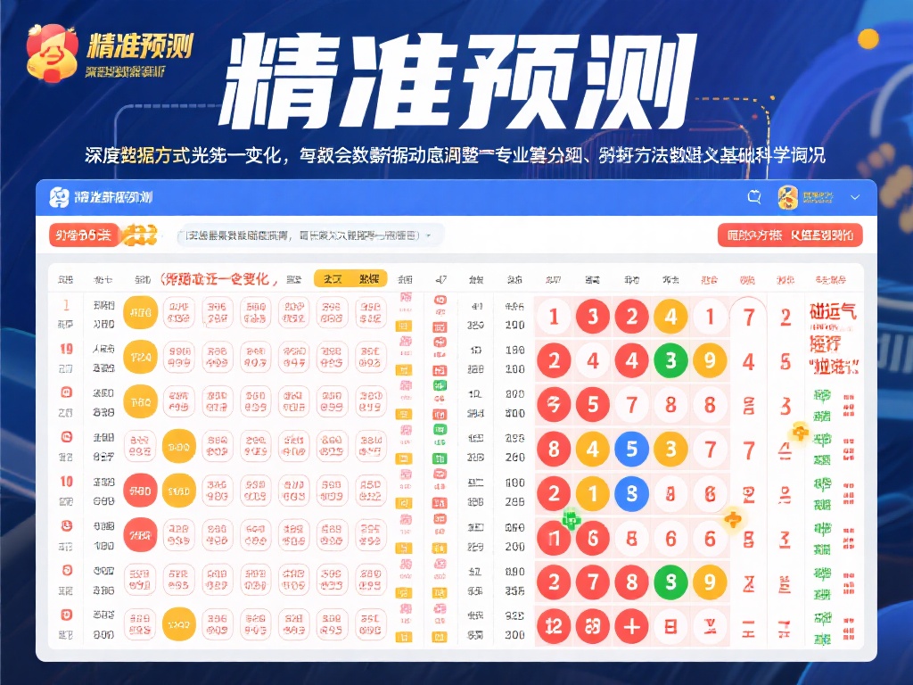 精准预测并不是空洞的口号，而是建立在大数据分析和专