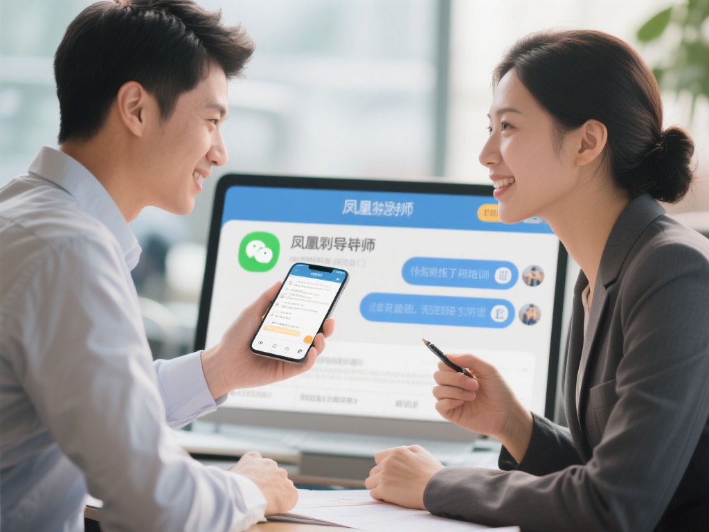 相比传统的线下培训或自行摸索，通过微信平台与凤凰彩